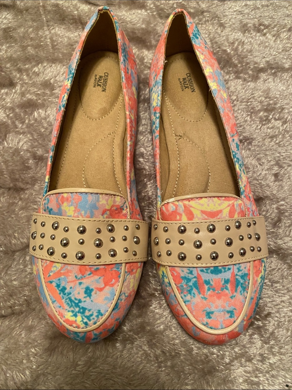 Avon Cushion Walk Spring Floral Flats